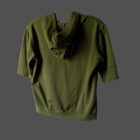 M.S Women hoody army green size small - Picture 3 of 5